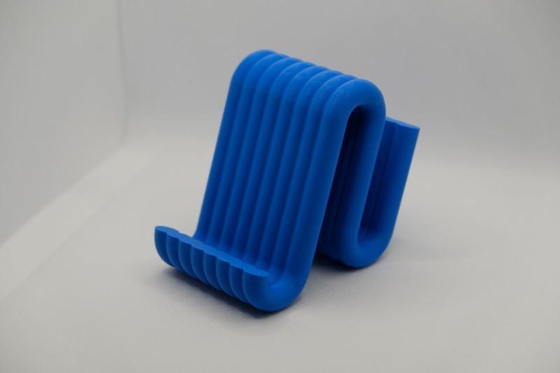 Modern Ribbed Tasarım Telefon Tutucu - Estetik Masaüstü Stand Görsel 11