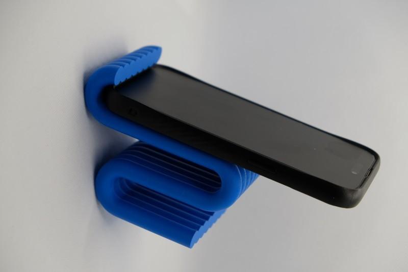Modern Ribbed Tasarım Telefon Tutucu - Estetik Masaüstü Stand Görsel 12