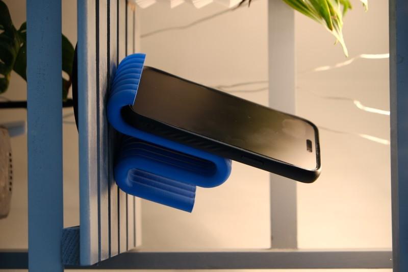 Modern Ribbed Tasarım Telefon Tutucu - Estetik Masaüstü Stand Görsel 6