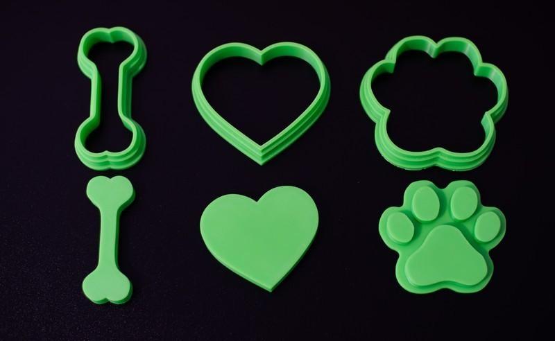 I Love Dogs Temalı Özel Tasarım Kurabiye ve Hamur Kalıp Seti Görsel 7