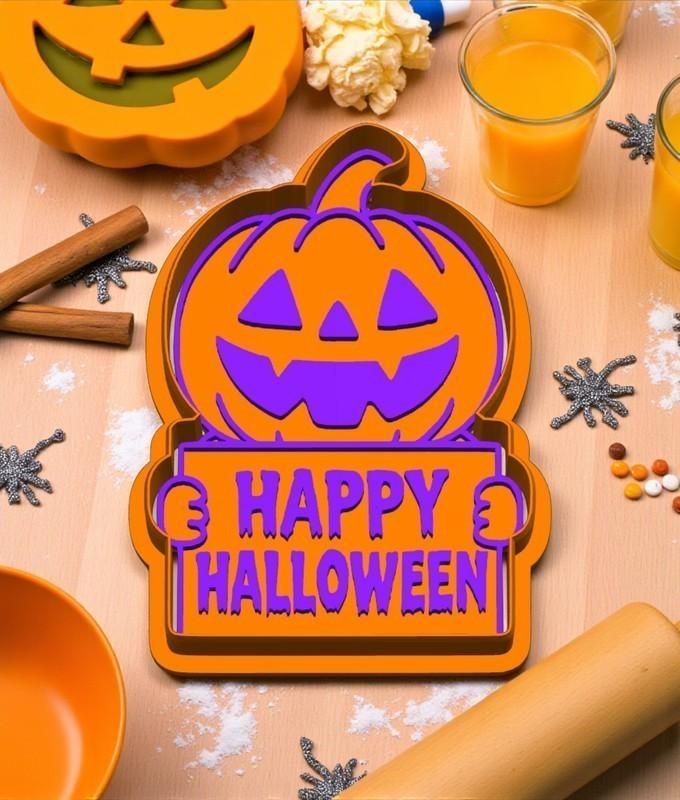 5’li Halloween Temalı Özel Tasarım Kurabiye ve Hamur Kalıbı Seti Görsel 4