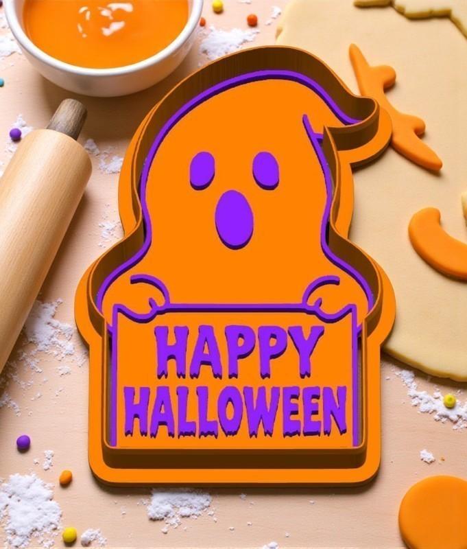 5’li Halloween Temalı Özel Tasarım Kurabiye ve Hamur Kalıbı Seti Görsel 8