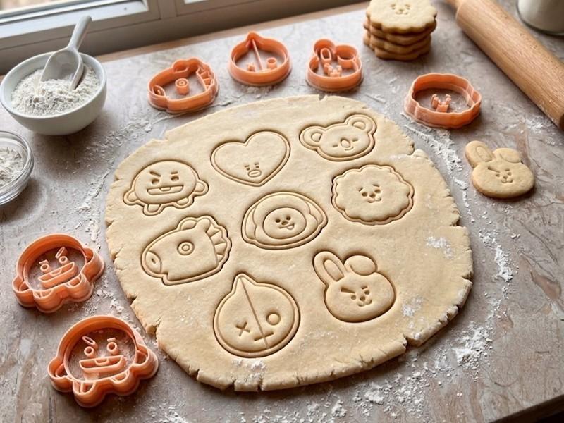BTS BT21 Karakter Figürlü Özel Tasarım Seramik, Kurabiye ve Hamur Kalıbı | Craftelle 3D Kurabiye Kalıbı