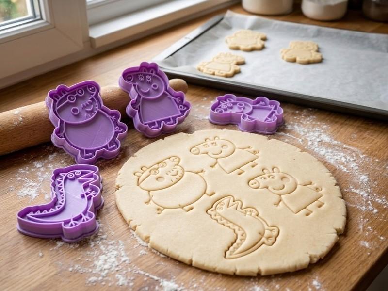 Peppa Pig Figürlü Özel Tasarım Kurabiye ve Hamur Kalıbı | Craftelle 3D Kurabiye Kalıbı