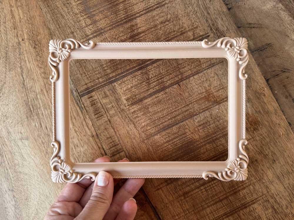 Barok Vintage Çerçeve Süsü - Özel Tasarım Dekoratif 3D Duvar Aksesuarı | Craftelle 3D Kurabiye Kalıbı