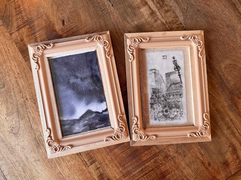 Barok Vintage Çerçeve Süsü - Özel Tasarım Dekoratif 3D Duvar Aksesuarı Görsel 2