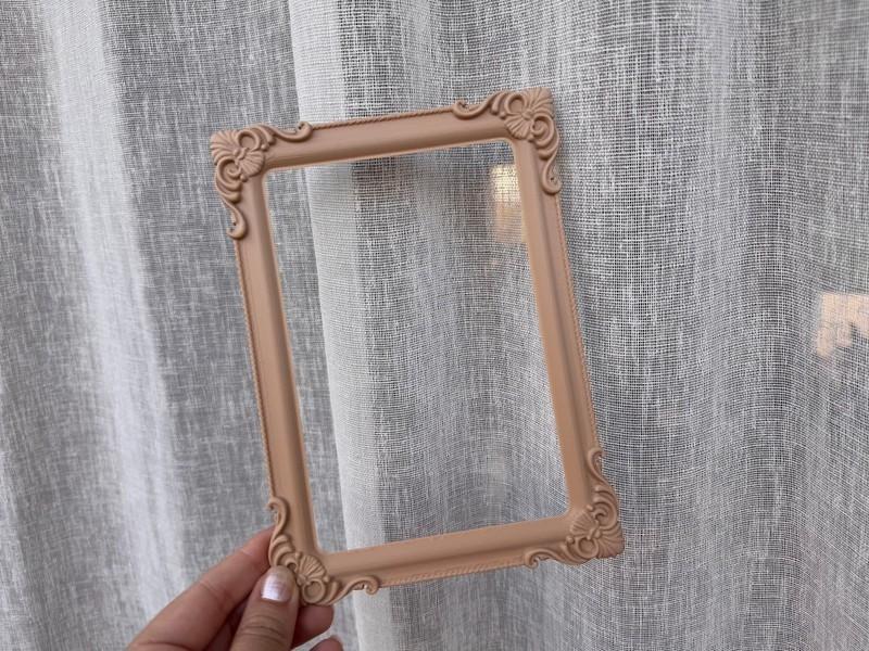 Barok Vintage Çerçeve Süsü - Özel Tasarım Dekoratif 3D Duvar Aksesuarı Görsel 4
