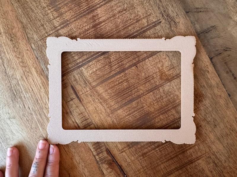 Barok Vintage Çerçeve Süsü - Özel Tasarım Dekoratif 3D Duvar Aksesuarı Görsel 5
