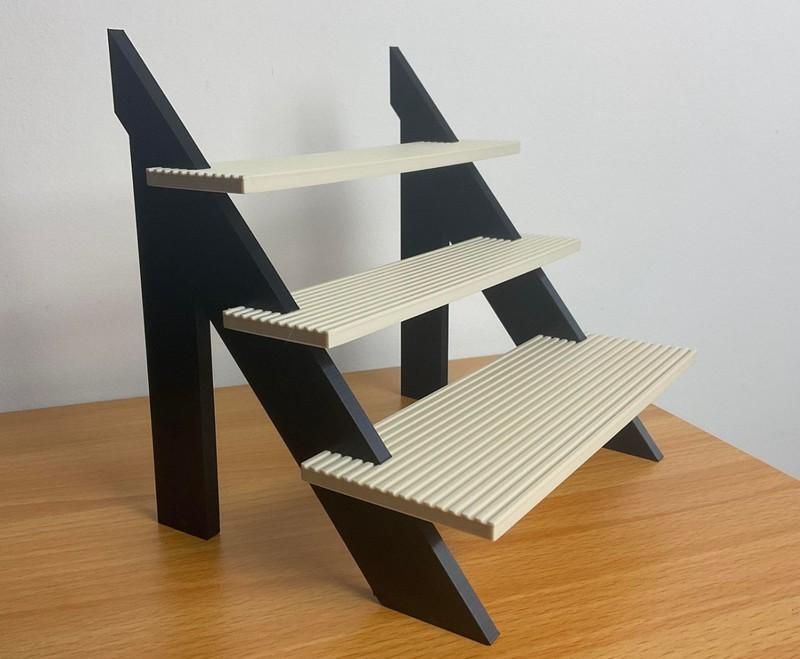 Minimalist 3 Katlı Modern Masaüstü Düzenleyici & Sunum Standı | Craftelle 3D Kurabiye Kalıbı