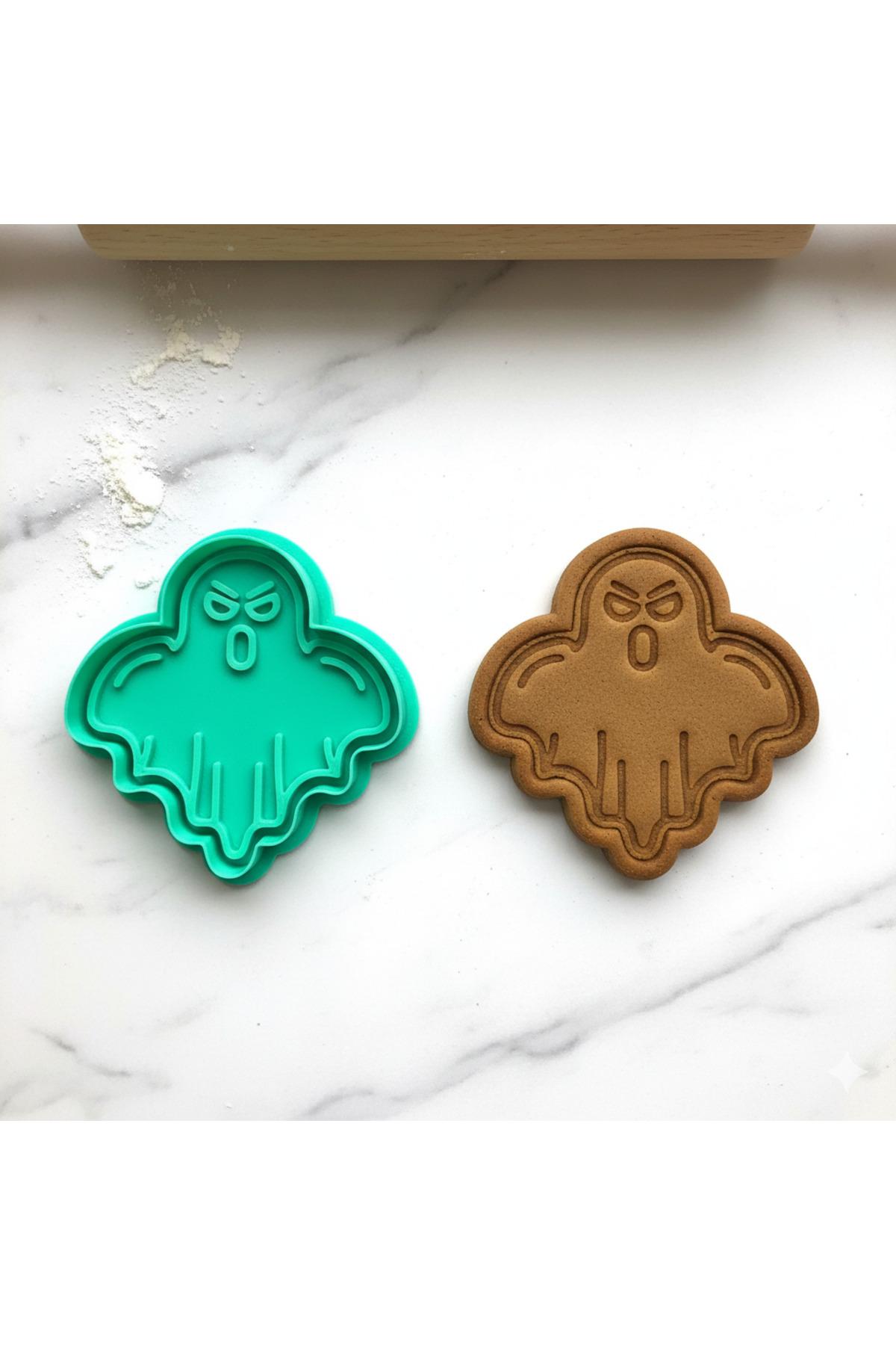 Eğlenceli Hayalet Kurabiye Kalıbı | "Booo!" Diyen Hayalet | Halloween Parti İkramlığı | Craftelle 3D Kurabiye Kalıbı