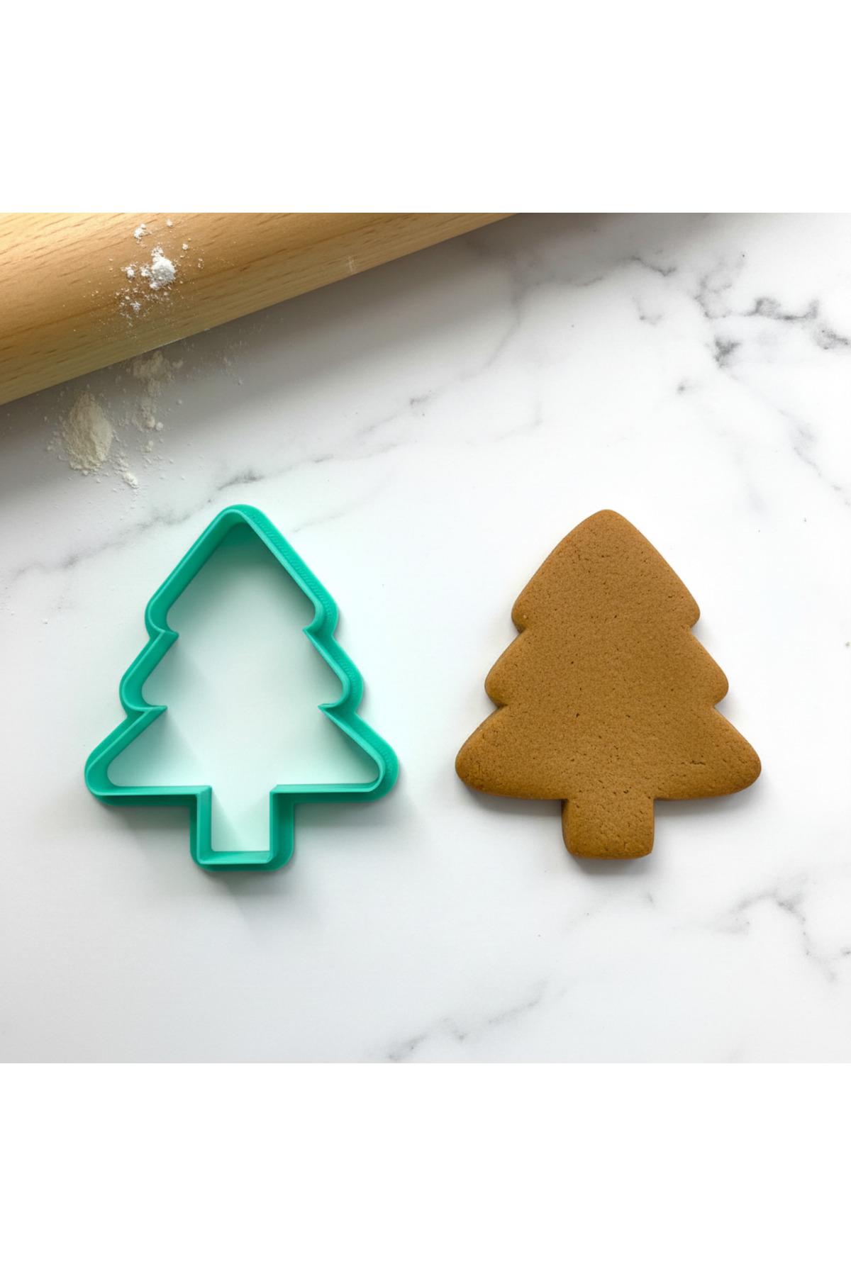 Her Amaca Uygun Çam Ağacı Kurabiye Kalıbı | Süsleme ve Aktiviteler İçin | Craftelle 3D Kurabiye Kalıbı