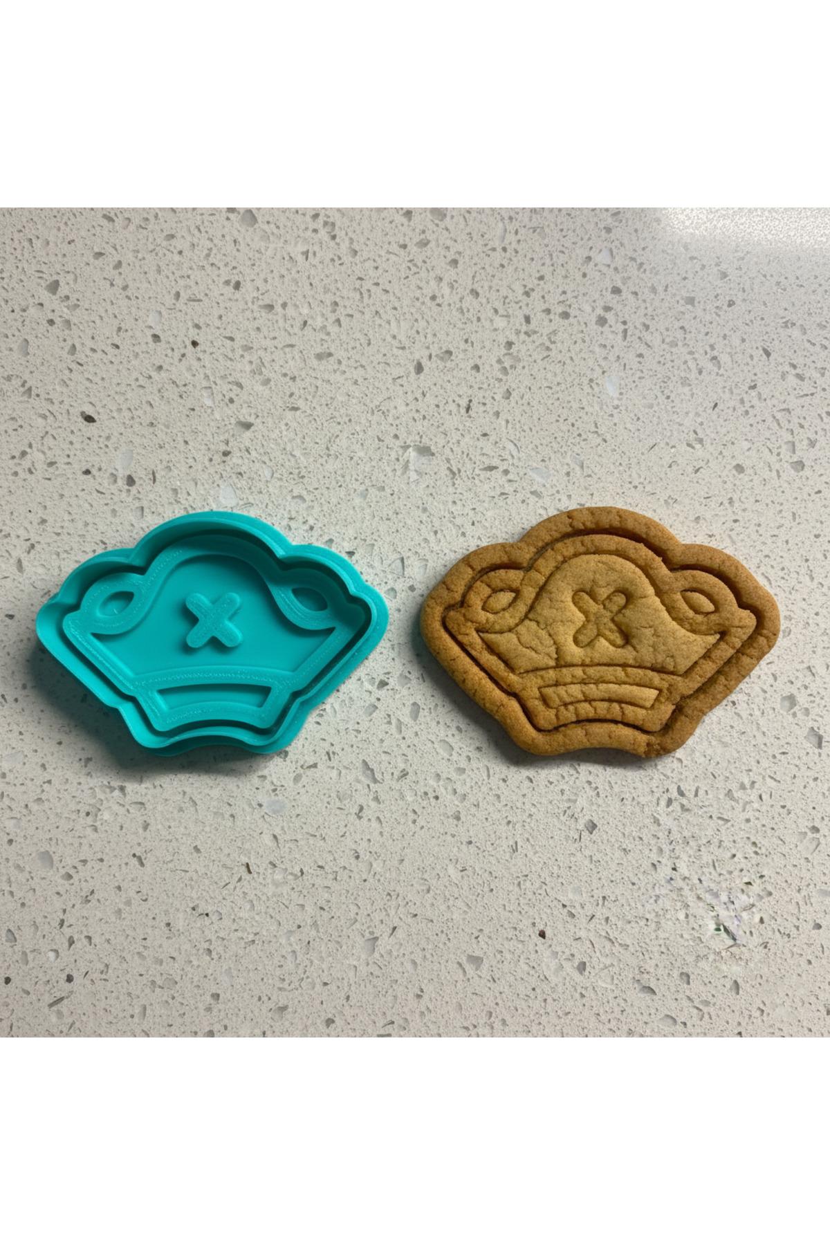 Korsan Şapkası Kurabiye Kalıbı ve Damga Seti | Deniz Temalı Parti | Şeker Hamuru | Kil Hamuru | Craftelle 3D Kurabiye Kalıbı