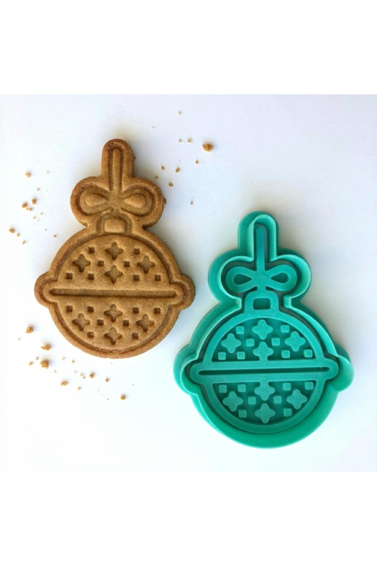 Fiyonklu Lolipop Kurabiye Kalıbı ve Damga Seti | Kutlama Temalı | Şeker Hamuru, Kil Şekillendirici | Craftelle 3D Kurabiye Kalıbı