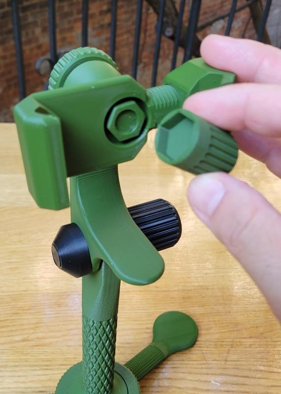 Ayarlanabilir Profesyonel Telefon Tripodu ve Masaüstü Sabitleyici Stand Görsel 6